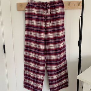 Garnet Hill women’s flannel pajama pants EUC